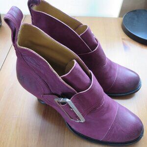 John Fluevog Purple Porter Boot Women's Size 12